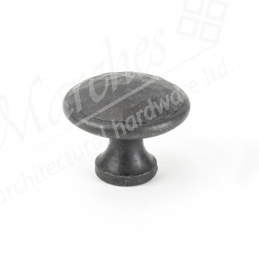 Hammered Cabinet Knob - Large - Beeswax
