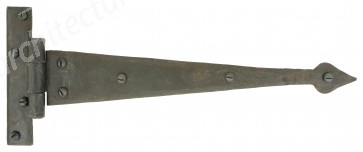 12" Arrow Head T Hinge (pair) - Beeswax