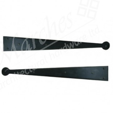 Hand Made 18" Hinge Front (Pair) - Black 