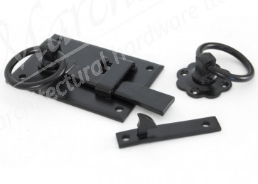 Cottage Latch Left Hand - Black 