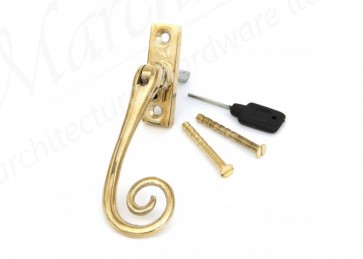 Slim Monkeytail Espag. Right Hand - Polished Brass 