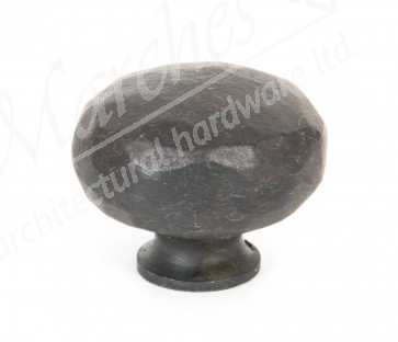 Hammered Knob - Large - Beeswax