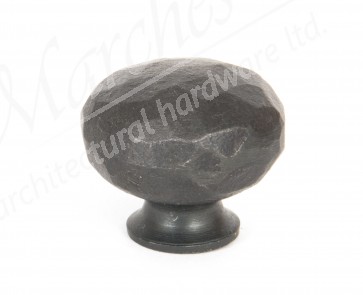 Hammered Knob - Small - Beeswax