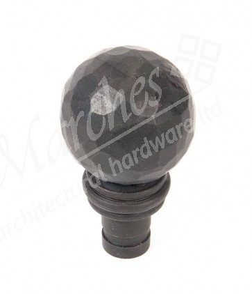 Hammered Ball Curtain Finial (pair) - Beeswax