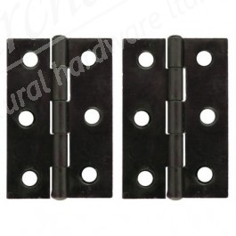 Steel Butt Hinges (pair) - Beeswax