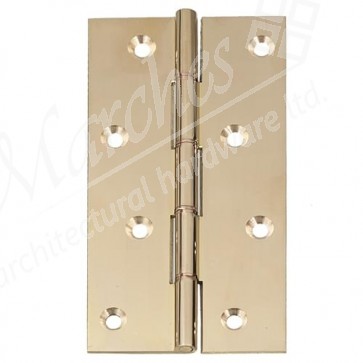 6" DPBW Butt Hinges (pair) - Polished Brass