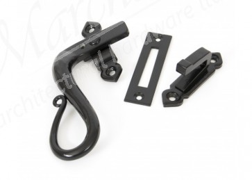 Locking Shepherd's Crook Fastener Left Hand - Black 