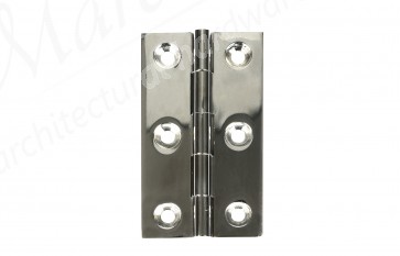 Simonswerk Unwash Butt Hinge 64 x 35mm inc Screws (Pair) - Polished Nickel