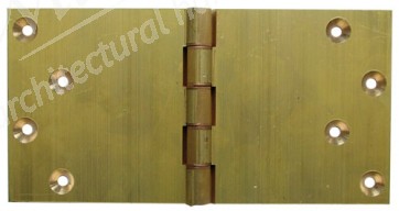 4" x 8" Projection Hinges (pair) - Brass Self Coloured