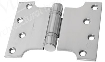 Parliament Hinge 4"x3"x5" - Satin Stainless Steel (PR)