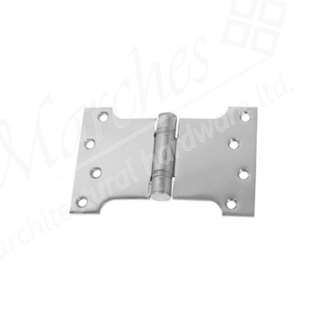 Parliament Hinge 4"x4"x6" - Satin Stainless Steel (PR)