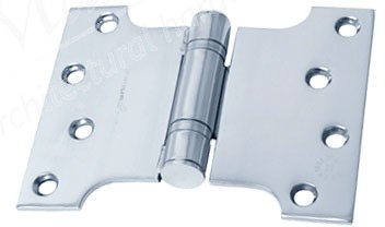 Parliament Hinge 4"x3"x5" - Bright Stainless Steel (PR)