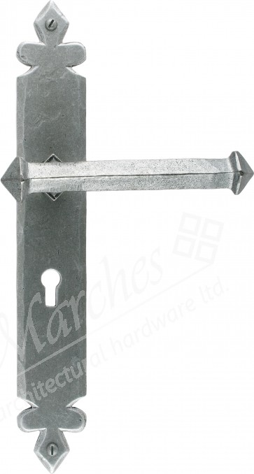 Tudor Lever Handle Sets - Pewter - Various Types
