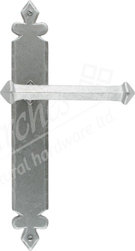 Tudor (Unsprung) Lever Latch Set - Pewter