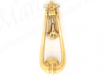 Loop Door Knocker - Polished Brass 