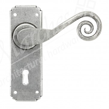 Monkeytail Lever Lock Set - Pewter