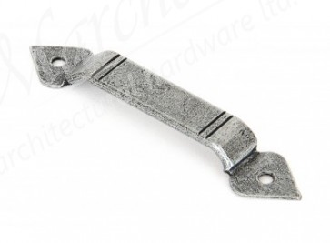 Screw on Staple Gothic End - Pewter