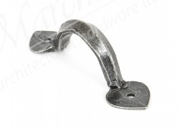 4'' Gothic D Handle - Pewter