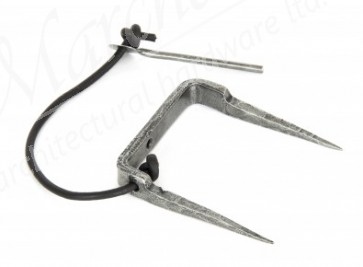 Locking Staple Pin - Pewter