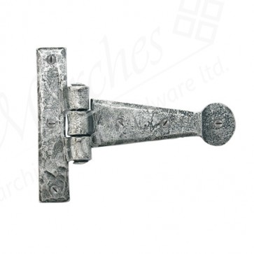 Hand Made 4" T Hinge (Pair) - Pewter