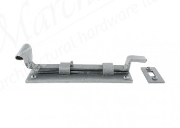 6'' Cranked Door Bolt - Pewter 