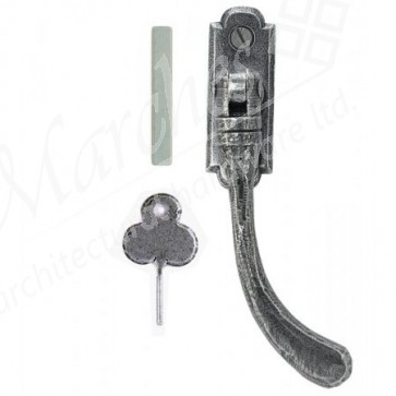 Locking Peardrop Espag RH - Pewter Patina