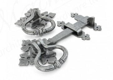Shakespeare Latch Set - Pewter 