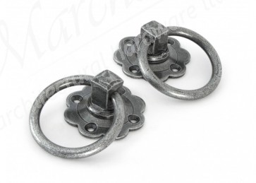 Ring Turn Handle Set - Pewter