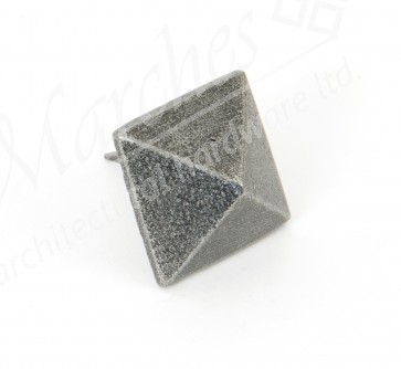 Pyramid Door Studs - Pewter - Various Sizes