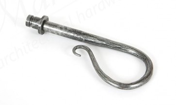 Shepherd's Crook Curtain Finial (pair) - Pewter