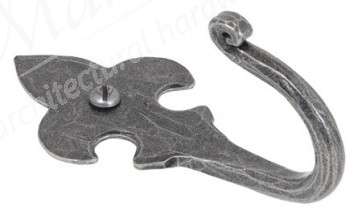 Fleur-De-Lys Hook - Pewter 