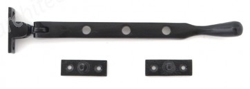 8" Peardrop Casement Window Stay  - Black