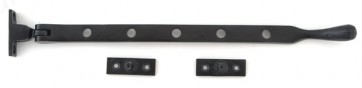 12" Peardrop Casement Window Stay  - Black