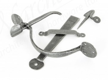 Heavy Bean Thumb Latch - Pewter