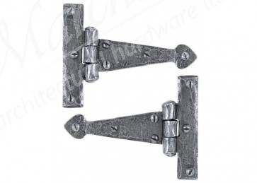 Pewter 4'' Arrow Head T Hinge (pair)