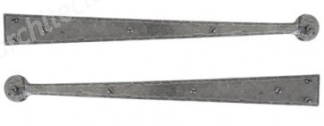 18'' Hinge Front (pair) - Pewter