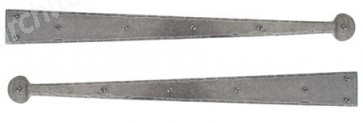 24'' Hinge Front (pair) - Pewter 