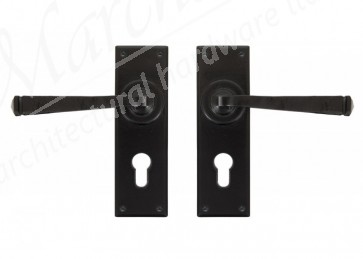 Euro Avon Lever Lock Set - Black 