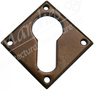 Diamond Euro Escutcheon - Bronze 