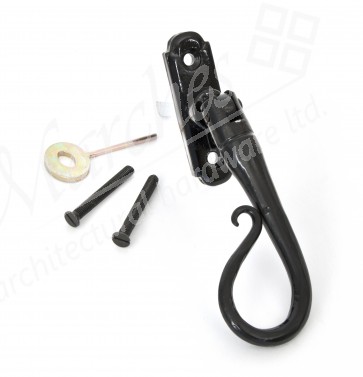 Shepherd's Crook Espag Window Handle LH - Black 