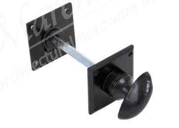 Diamond Bathroom Thumbturn - Black 