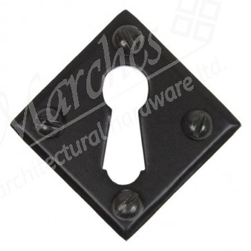 Diamond Standard Escutcheons - Black 