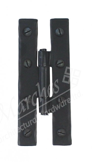 3 1/4" Handmade H Hinge (pair) - Black