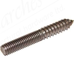 M8 x 60mm (30-30mm) Wood to Metal Threaded Dowel