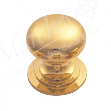 Victorian Cupboard Knob 50mm - PB