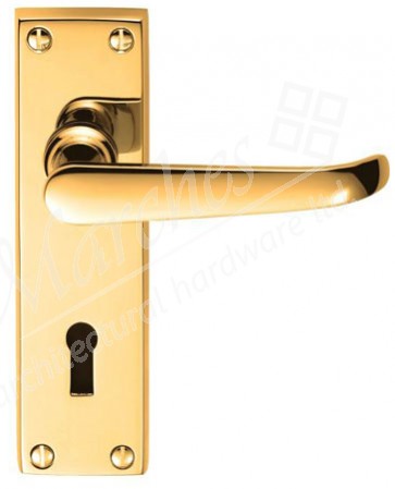 Carlisle - Heavy Duty Victorian Lever Lock Handle - PB