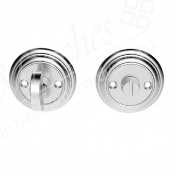 Delamain Bathroom Thumbturn - Polished Chrome 