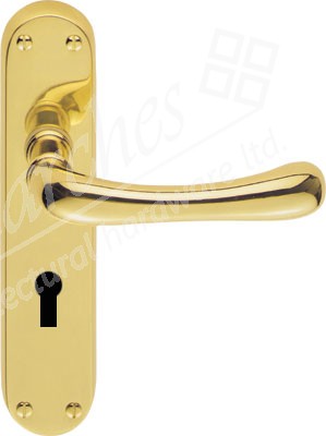 Carlisle Ibra Lever Lock Handle - PB