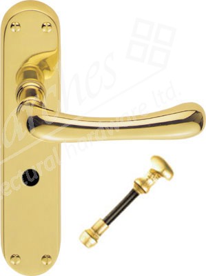 Ibra Lever Bathroom Handle - PB