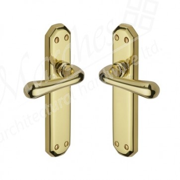 Charlbury Lever Latch Handle Set - PB